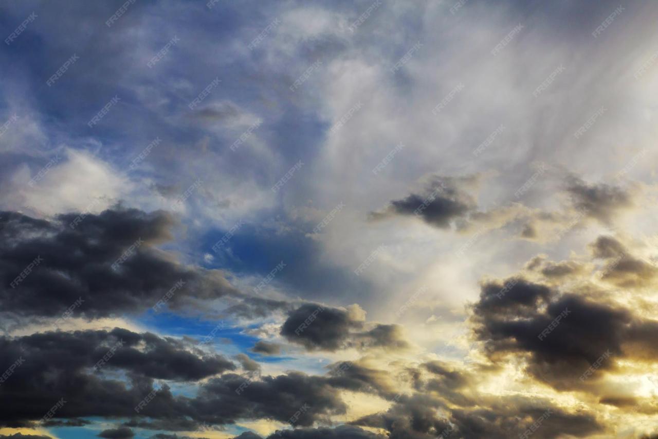 Premium AI Image | Dramatic sky with stormy clouds