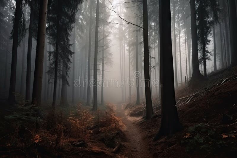 Foggy Forest on Behance Foggy Forest on Behance